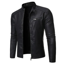 Jaqueta Masculina em Couro - Cognac Fit
