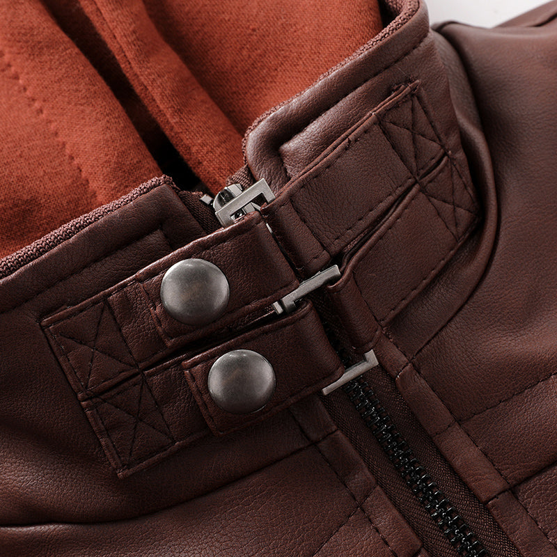 Jaqueta Masculina em Couro Genuino - Dark Rider