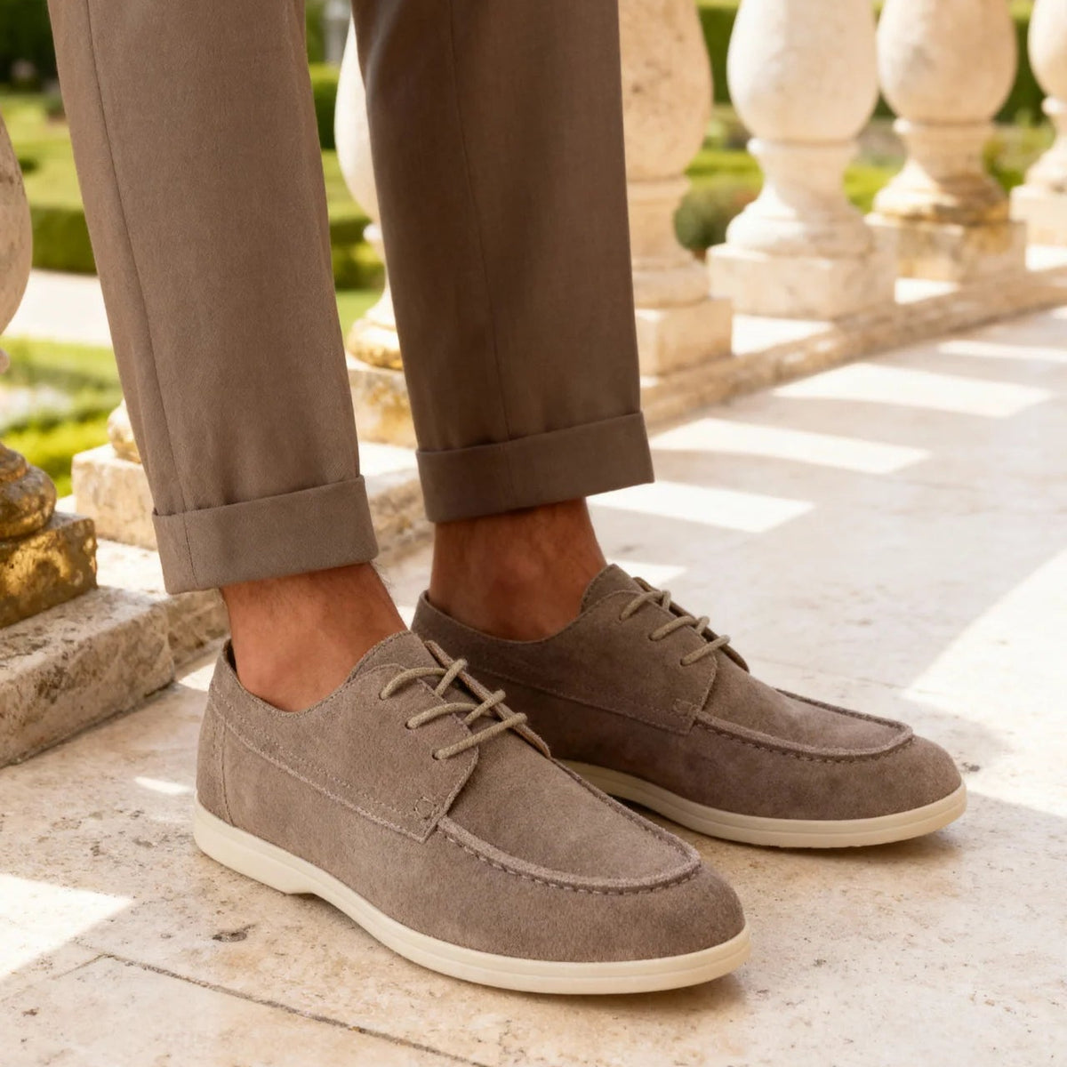 Sapato de Camurca Premium Levolli areia 1