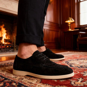 Sapato de Camurca Premium Levolli preto 