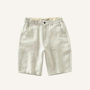 Short Masculino 100% Linho Old Money Parissan bege
