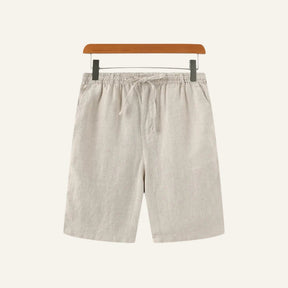 Short Masculino de Linho Old Money Milford Bege 