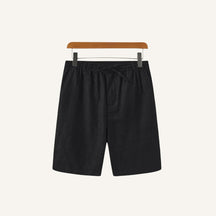 Short Masculino de Linho Old Money Milford preto