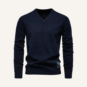Sueter Masculino Gola V Pesson Lior Azul Marinho