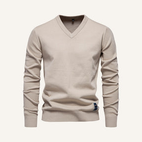 Sueter Masculino Gola V Pesson Lior Bege