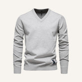 Sueter Masculino Gola V Pesson Lior Cinza
