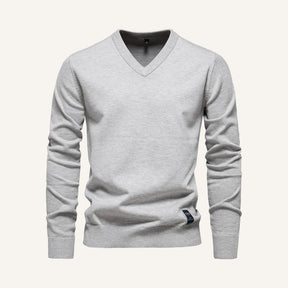 Sueter Masculino Gola V Pesson Lior Cinza