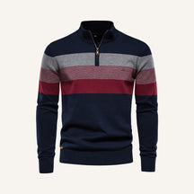 Sueter Masculino Meio Ziper Pesson Avelin Azul Marinho