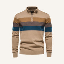 Sueter Masculino Meio Ziper Pesson Avelin Bege