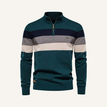 Sueter Masculino Meio Ziper Pesson Avelin Verde