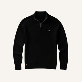 Suéter Masculino Meio Zíper Pesson Signature Preto