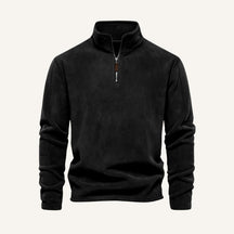 Suéter Masculino Meio Zíper Piemonte Preto