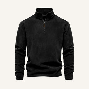 Suéter Masculino Meio Zíper Piemonte Preto