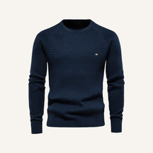 Sueter Masculino Pesson Nollan Texturizado Azul Marinho