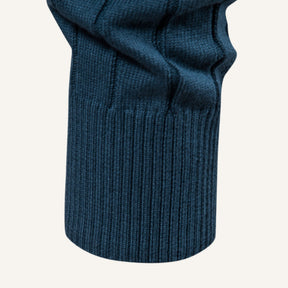 Sueter Masculino com Ziper Pesson Arno Azul Ciano