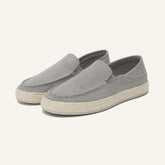 Tênis loafer Tramado Slip On Masculino Nattuli cinza