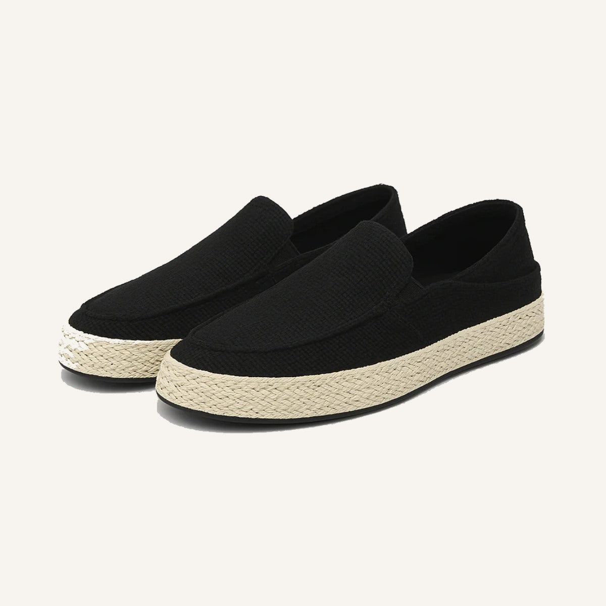 Tenis loafer Tramado Slip On Masculino Nattuli preto
