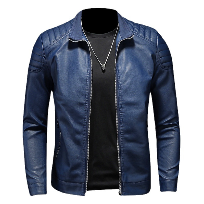 Jaqueta Masculina em Couro Genuíno - Black Shield