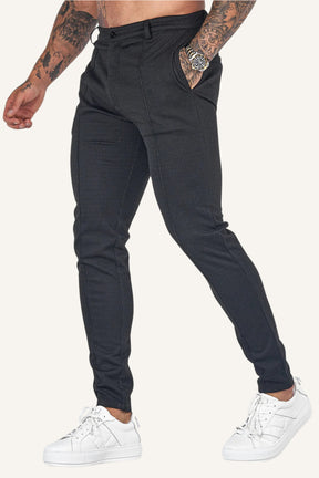 Calca Masculina de Veludo Cotelê Preta Piani