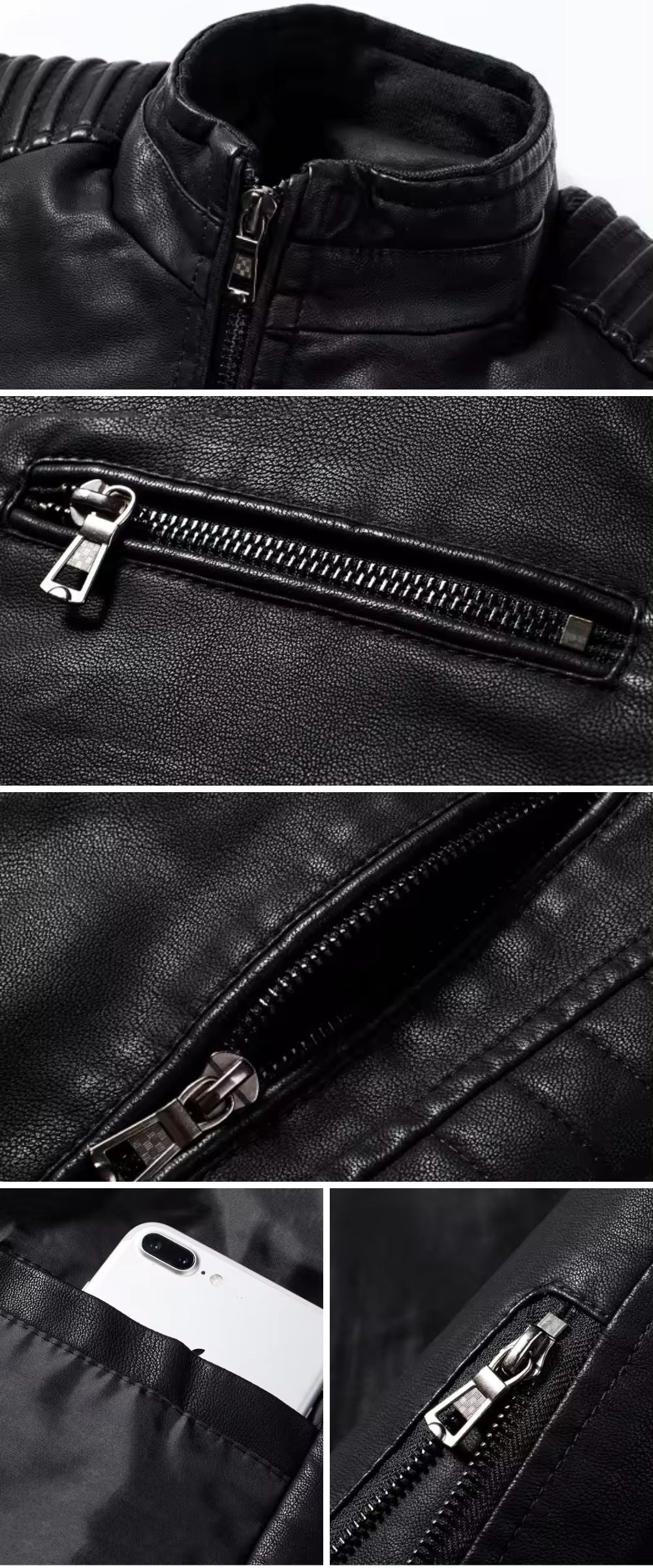 Jaqueta Masculina Vintage em Couro - Heritage Brown