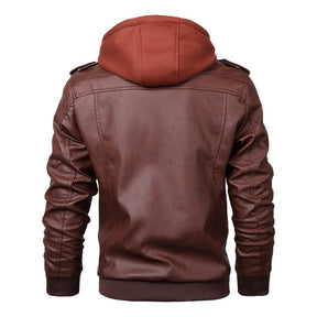 Jaqueta Masculina em Couro Genuino - Dark Rider