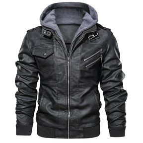 Jaqueta Masculina em Couro Genuino - Dark Rider