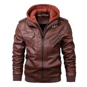 Jaqueta Masculina em Couro Genuino - Dark Rider