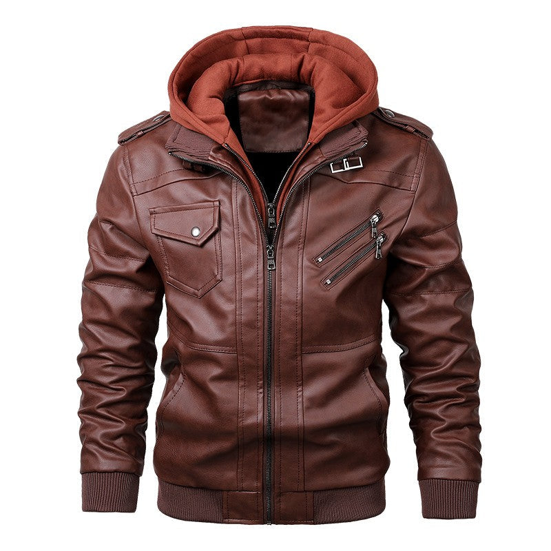 Jaqueta Masculina em Couro Genuino - Dark Rider