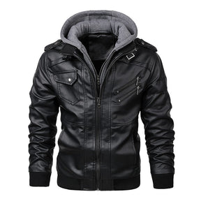 Jaqueta Masculina em Couro Genuino - Dark Rider